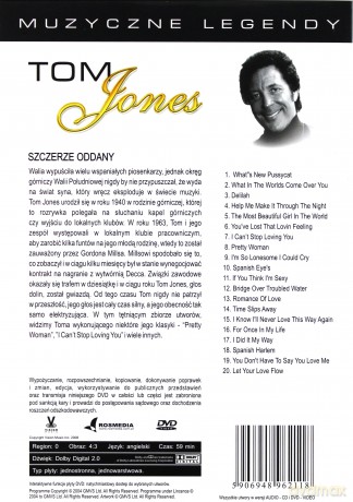 Muzyczne legendy: Tom Jones. Szczerze oddany [DVD]+[CD]