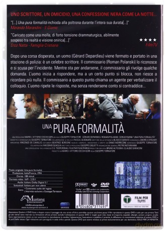 A Pure Formality (New Edition) (Czysta formalność) [DVD]