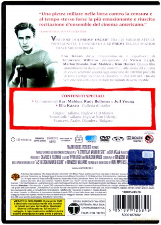 A Streetcar Named Desire (Tramwaj zwany pożądaniem) [DVD]