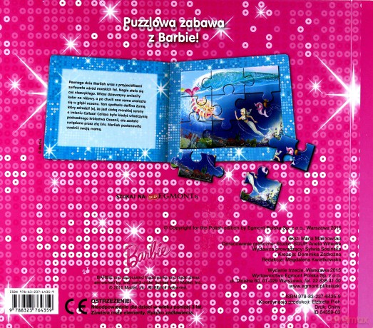 Barbie Puzzlowa Książeczka (twarda) [KSIĄŻKA]