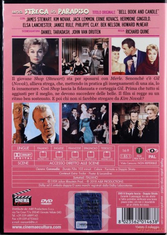 Bell Book and Candle (Czarna magia na Manhattanie) [DVD]