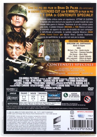 Casualties of War (Ofiary wojny) [DVD]