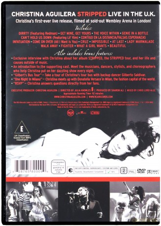 Christina Aguilera: Stripped Live in the UK [DVD]