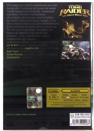 Lara Croft Tomb Raider: The Cradle of Life (Tomb Raider: Kolebka życia) [DVD]