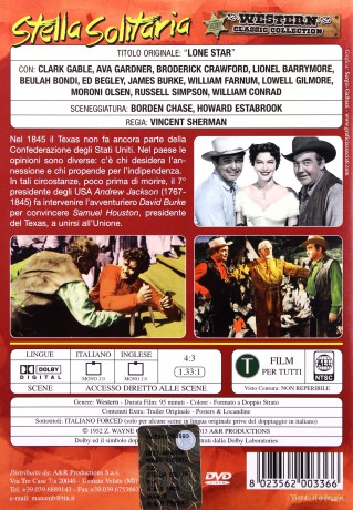 Lone Star (Samotna gwiazda) [DVD]