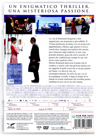 Night Train to Lisbon (Nocny pociąg do Lizbony) [DVD]