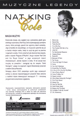 Muzyczne legendy: Nat King Cole. Magia muzyki [DVD]+[CD]