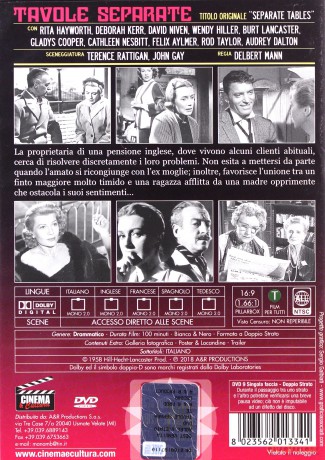 Separate Tables (Osobne stoliki) [DVD]