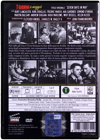 Seven Days in May (Siedem dni w maju) [DVD]