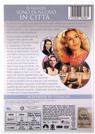 Sex and the City: Season 2 (Seks w wielkim mieście: Sezon 2) [3DVD]