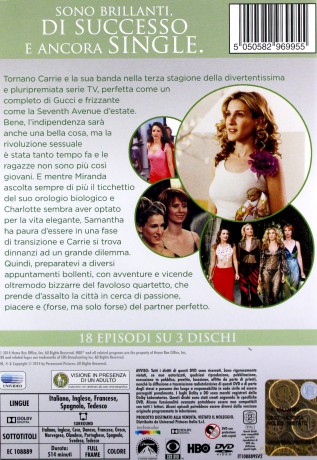 Sex and the City: Season 3 (Seks w wielkim mieście: Sezon 3) [3DVD]
