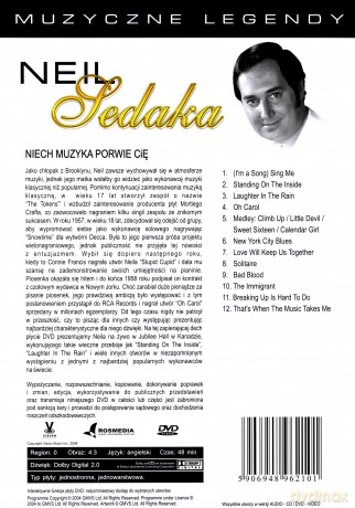 Muzyczne legendy: Neil Sedaka. Niech muzyka porwie cię [DVD]+[CD]