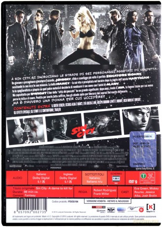 Sin City: A Dame to Kill For (Sin City 2: Damulka warta grzechu) [DVD]