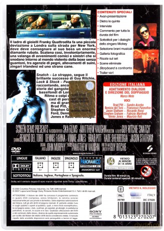 Snatch (Przekręt) [DVD]