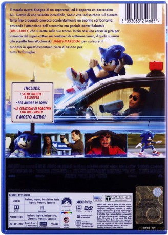 Sonic the Hedgehog (Jeż Sonic) [DVD]