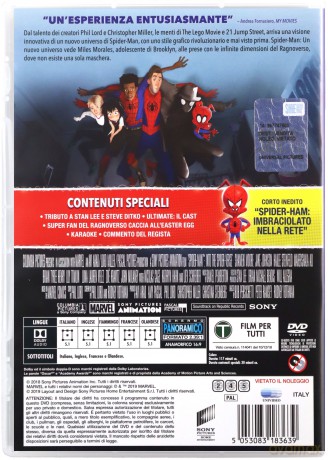 Spider-Man: Into the Spider-Verse (Spider-Man Uniwersum) [DVD]