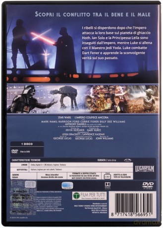 Star Wars: Episode V - The Empire Strikes Back (Gwiezdne wojny: Część V - Imperium kontratakuje) [DVD]