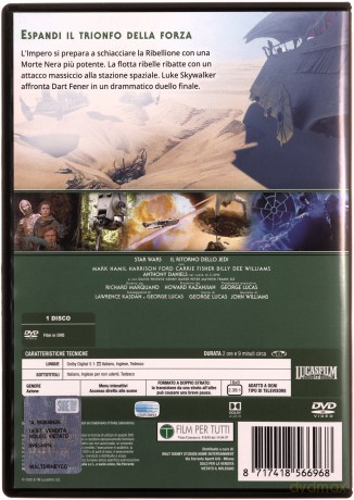 Star Wars: Episode VI - Return of the Jedi (Gwiezdne wojny: Część VI - Powrót Jedi ) [DVD]