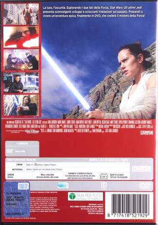 Gwiezdne Wojny epizod 8: Ostatni Jedi (Star Wars) [DVD]