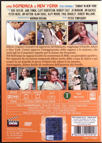 Sunday in New York (Niedziela w Nowym Jorku) [DVD]