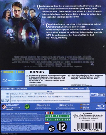 Captain America: The First Avenger (Kapitan Ameryka: Pierwsze starcie) [Blu-Ray]