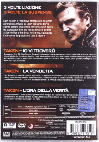 Taken 1-3 (Uprowadzona 1-3) [3DVD]
