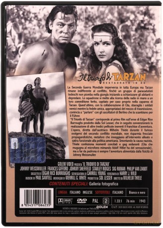 Tarzan Triumphs (Digitally Restored) (Triumf Tarzana) [DVD]