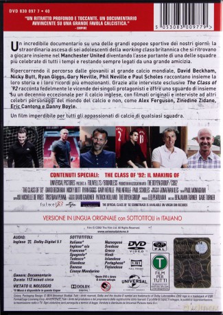 The Class of '92 (Sześciu wspaniałych z Manchesteru United) [DVD]