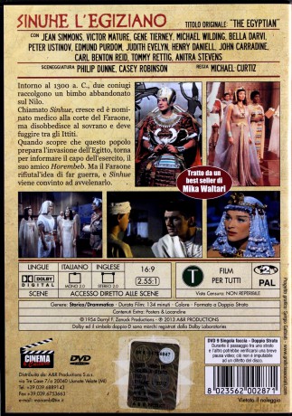 The Egyptian (Egipcjanin Sinuhe) [DVD]
