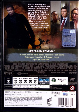 The Equalizer 2 (Bez litości 2) [DVD]