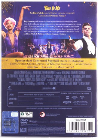 The Greatest Showman (Król rozrywki) [DVD]