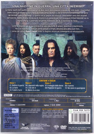 The Musketeers: Season 3 (Muszkieterowie: Sezon 3) [4DVD]