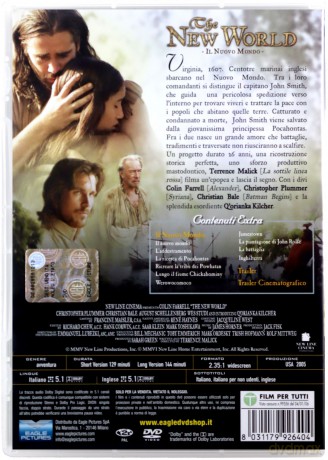 The New World (Podróż do Nowej Ziemi) [DVD]