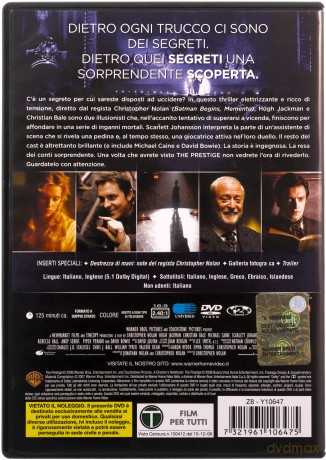 The Prestige (Prestiż) [DVD]
