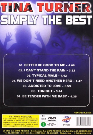 Tina Turner: Simply The Best [DVD]