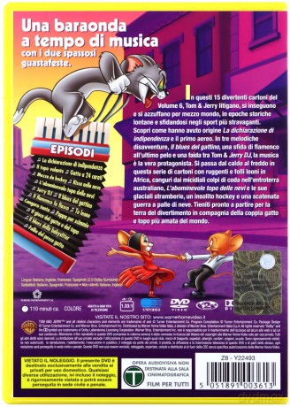 Tom and Jerry Tales Vol. 6 (Całkiem nowe przygody Toma i Jerry'ego, Cz. 6) [DVD]