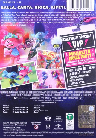 Trolls World Tour (Trolle 2) [DVD]