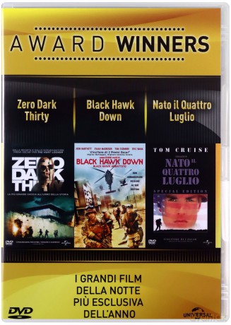 Zero Dark Thirty / Black Hawk Dawn / Born on the Fourth of July - Oscar Collection (Wróg numer 1 / Helikopter w ogniu / Urodzony 4 lipca) [3DVD]