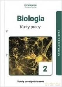 Biologia. Karty pracy. Klasa 2. Szkoły ponadpodstawowe. Zakres podstawowy - Alicja Kasińska [KSIĄŻKA]