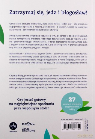 Boskie świętowanie, czyli jak spotkać Boga i przyjaciół przy wspólnym stole - Miduch Maria Elżbieta, Szymon Żyśko [KSIĄŻKA]