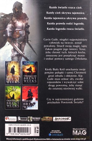 Gorejąca biel cz.1 - Brent Weeks [KSIĄŻKA]