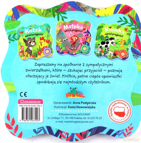 Kaczuszka wśród przyjaciół. Maluch poznaje zwierzęta [KSIĄŻKA]