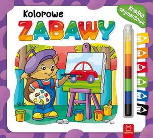 Kolorowe zabawy. Kredka segmentowa [KSIĄŻKA]