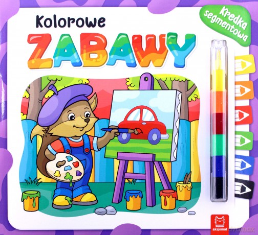 Kolorowe zabawy. Kredka segmentowa [KSIĄŻKA]