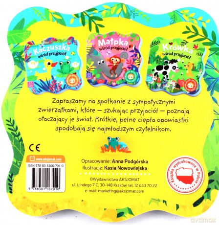 Kotek wśród przyjaciół. Maluch poznaje zwierzęta [KSIĄŻKA]
