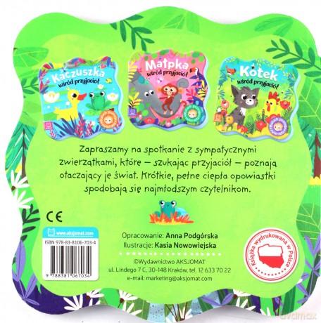 Krówka wśród przyjaciół. Maluch poznaje zwierzęta [KSIĄŻKA]