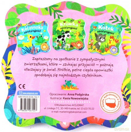 Małpka wśród przyjaciół. Maluch poznaje zwierzęta [KSIĄŻKA]