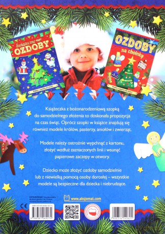 Modele z papieru dla dzieci. Szopka bożonarodzeniowa. Wydanie II [KSIĄŻKA]
