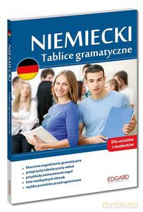 Niemiecki. Tablice gramatyczne. Niezbędna powtórka przed egzaminem dla uczniów i studentów! - Anna Mielniczuk [KSIĄŻKA]