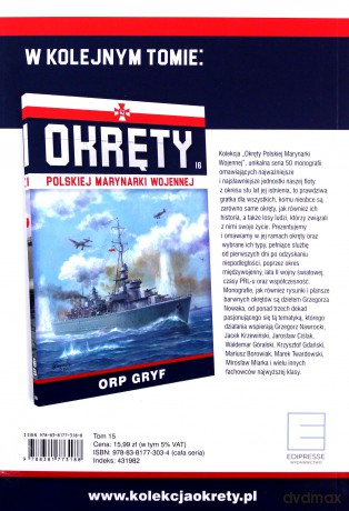 Okręty Polskiej Marynarki Wojennej (Tom 15) [KSIĄŻKA]